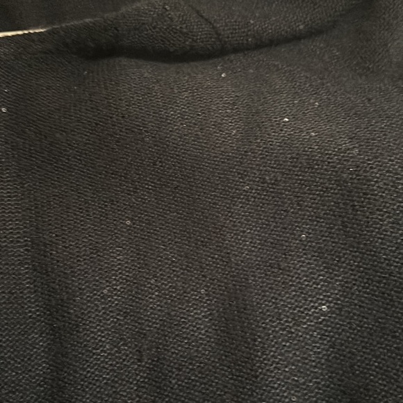 TSE knit top with feathers in the bottom.  size L - Picture 6 of 6